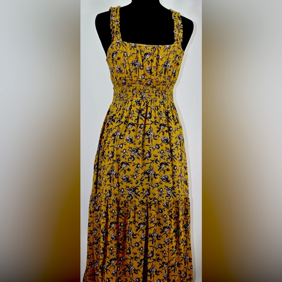 RAGA Sleeveless Maxi Dress in Mustard - Picture 4 of 6